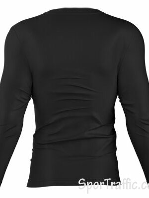 COLO Airy 3 vyriški kompresiniai marškinėliai iIgom rankovėm juodi