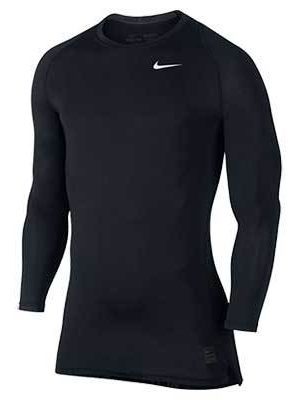 Juodos Kompresiniai Marškinėliai Ilgom Rankovėm Nike Pro Cool