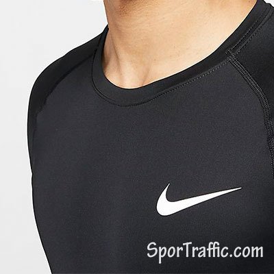 Juodos Kompresiniai Marškinėliai Ilgom Rankovėm Nike Pro Cool BV5588-010