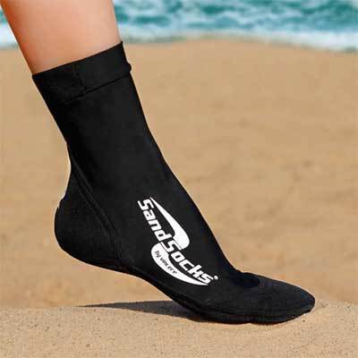 Juodos Paplūdimio Tinklinio Kojinės Sand Socks