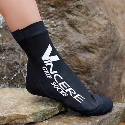 Black Grip Socks for Water Sports