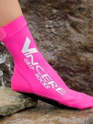 Neopreninės moteriškos vandens kojinės Grip Socks, rožinės spalvos