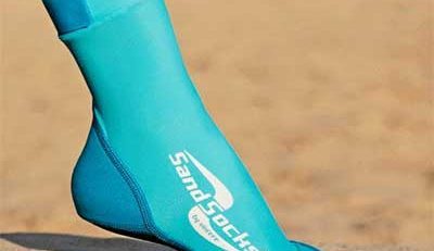 Classic High Top Marine Blue Sand Socks