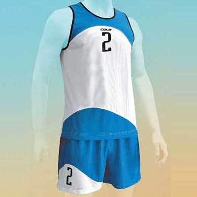 Blue White Beach Volleyball Jersey Colo Panama