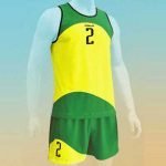 Yellow Green Beach Volleyball Jersey Colo Panama