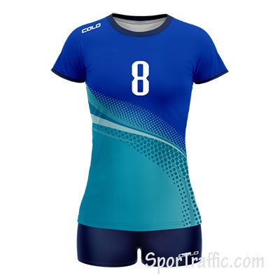 Women Volleyball Uniform COLO Constance 01 Blue