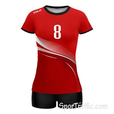 Women Volleyball Uniform COLO Constance 02 Red