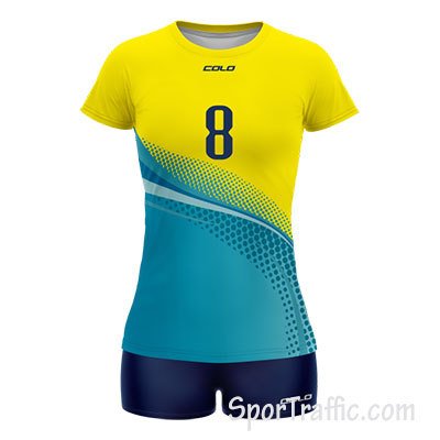 Women Volleyball Uniform COLO Constance 08 Yellow