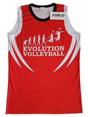 Men Jersey Evolution Volleyball Red