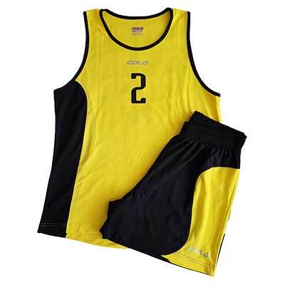 Yellow Beach Volleyball Jersey Colo Sand