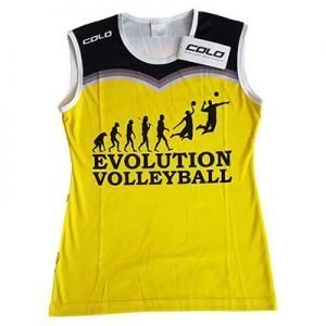 Women Jersey Evolution Volleyball Basketball Yellow