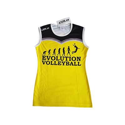 Women Jersey Evolution Volleyball Yellow