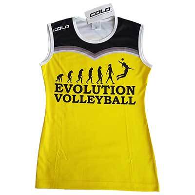 Geltoni Tinklinio Marškinėliai Moterims Evolution Volleyball