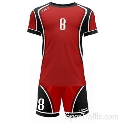 COLO Cutter Men's Volleyball Uniform 04 Red