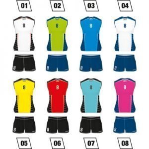Women Volleyball Uniform Colo Rush Colours
