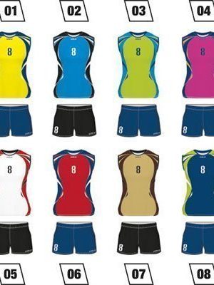 Women Volleyball Uniform Colo Seaside Colours