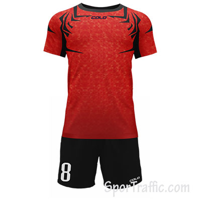 Football Uniform COLO Tiger 02 Red