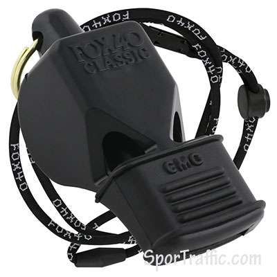 Fox 40 Classic CMG referee whistle 9601-0008 black