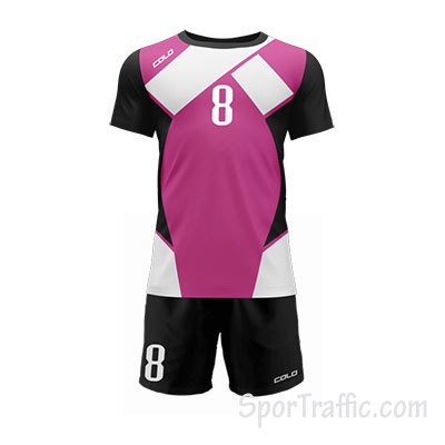 Men Volleyball Uniform COLO Check 3 Pink