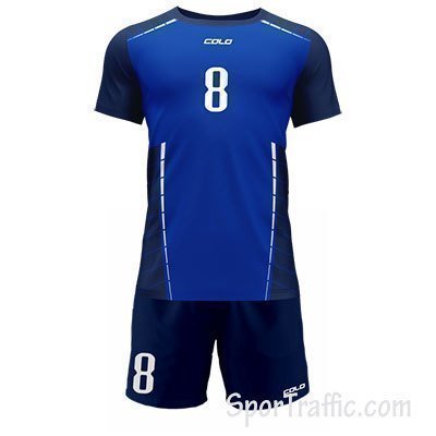 Men Volleyball Uniform COLO Solid 03 Blue