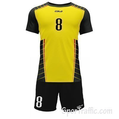 Men Volleyball Uniform COLO Solid 05 Yellow