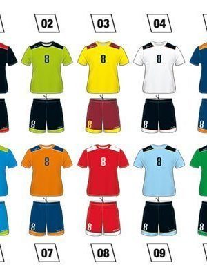 Men Volleyball Uniform Colo Block Colours