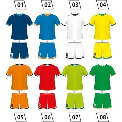 Soccer uniform COLO Easy Colors