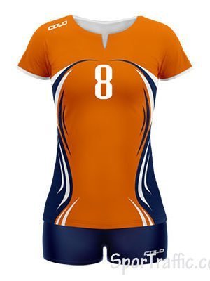 Women Volleyball Uniform COLO Arkadia 01 Orange