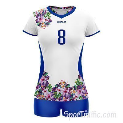 Women Volleyball Uniform COLO Exotic 01 White