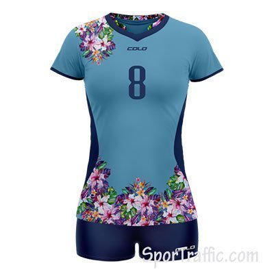 Women Volleyball Uniform COLO Exotic 02 Light Blue