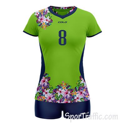 Women Volleyball Uniform COLO Exotic 05 Green