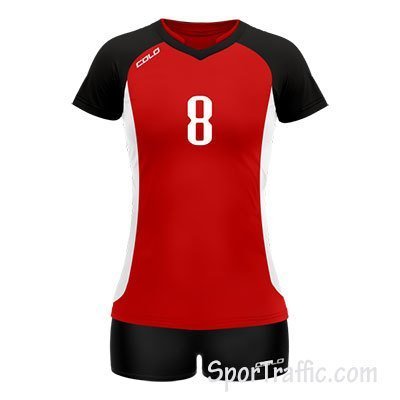 Women Volleyball Uniform COLO Glaze 06 Red