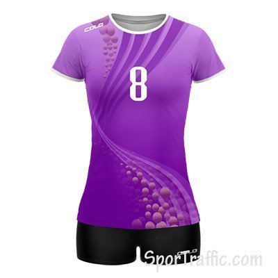 Women Volleyball Uniform COLO Glossy 01 Purple