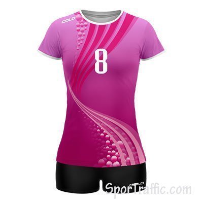 Women Volleyball Uniform COLO Glossy 05 Pink