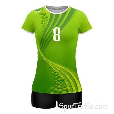 Women Volleyball Uniform COLO Glossy 07 Green