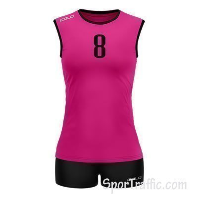 Women Volleyball Uniform COLO Lily 1 01 Pink