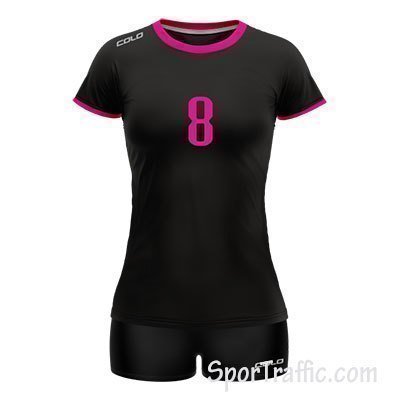Women Volleyball Uniform COLO Lily 2 04 Black