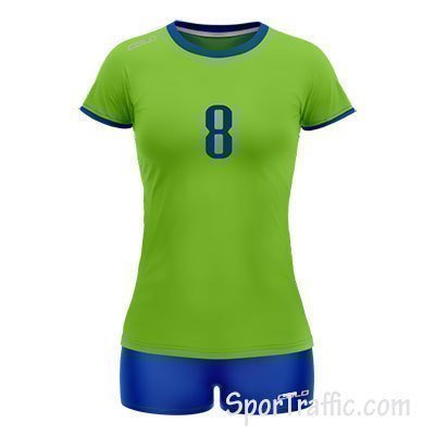 Women Volleyball Uniform COLO Lily 2 06 Light Green