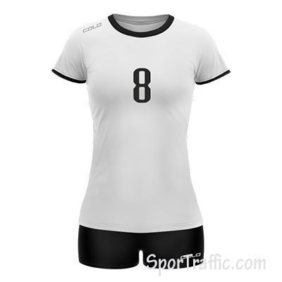 Women Volleyball Uniform COLO Lily 2 08 White