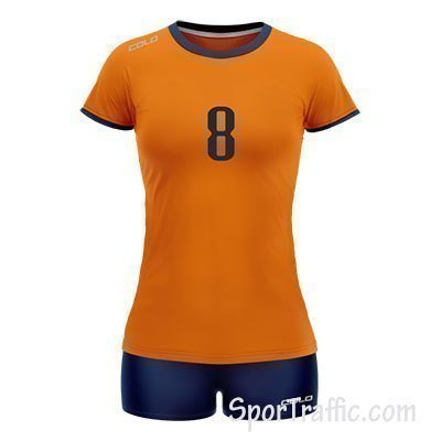 Women Volleyball Uniform COLO Lily 2 10 Orange