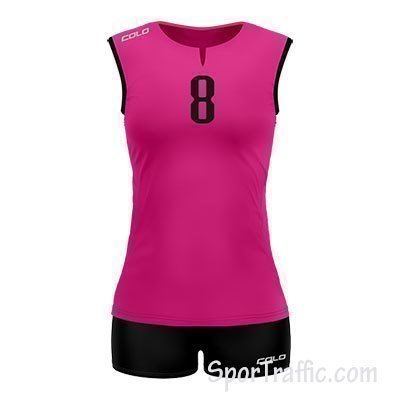 Women Volleyball Uniform COLO Lily 3 01 Pink
