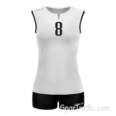 Women Volleyball Uniform COLO Lily 3 08 White