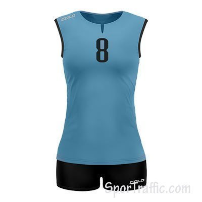 Women Volleyball Uniform COLO Lily 3 09 Light Blue