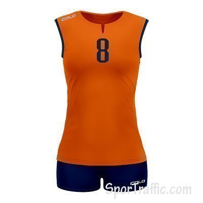 Women Volleyball Uniform COLO Lily 3 10 Orange