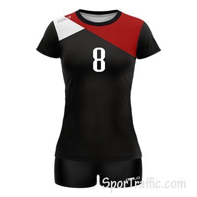 Women Volleyball Uniform COLO Mika 02 Black