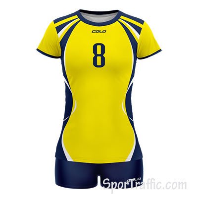 Women Volleyball Uniform COLO Seaside 01 Yellow