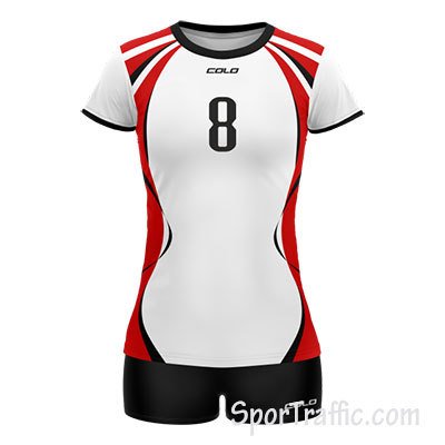 Women Volleyball Uniform COLO Seaside 05 White