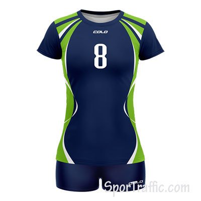 Women Volleyball Uniform COLO Seaside - T-Shirt, Shorts and Skirts