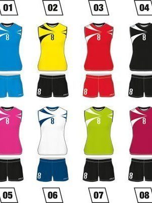 Women Volleyball Uniform Colo Aster Colours