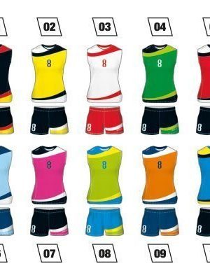 Women Volleyball Uniform Colo Gala Colours